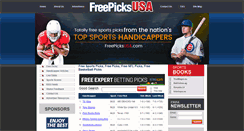 Desktop Screenshot of freepicksusa.com